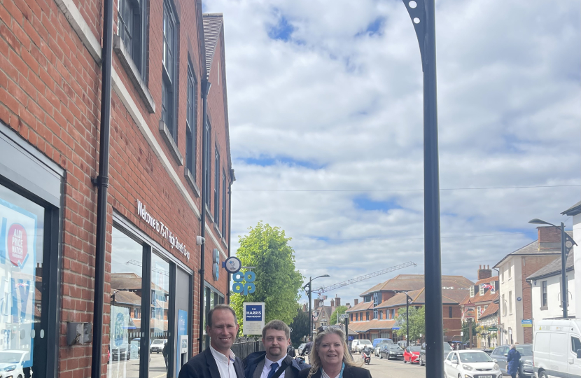 PCC Barber, Cllr Wardle and Cllr Andrew