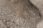 pothole in Newport Pagnell
