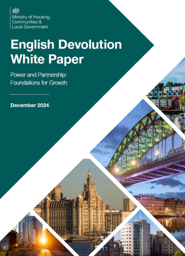 English Devolution Report Front page 