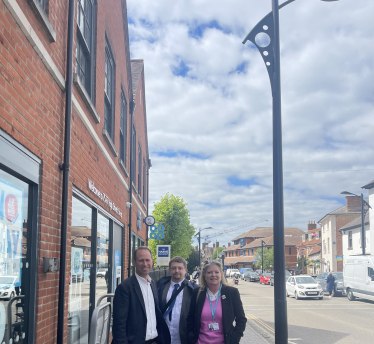 PCC Barber, Cllr Wardle and Cllr Andrew