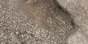 pothole in Newport Pagnell