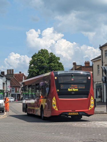 A bus in Newport Pagnell